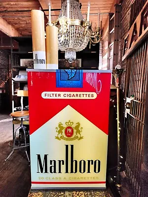 Marlboro Light Up Cigarette Pack Commercial Standing Sign 53  FREIGHT SHIPPING • $3800