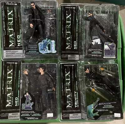 NEW Neo & Trinity Action Figure Lobby Scene Matrix Series One & Two Lots Of 4 • $99