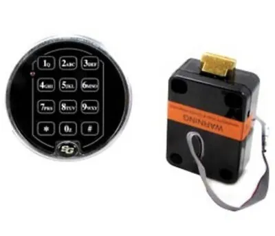 Sargent And Greenleaf 6120-508 Electronic Safe Lock W/SPRING BOLT. FREE S&H! • $395