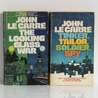£12 • Buy JOHN LE CARRE The Looking Glass War + Tinker, Tailor, Soldier, Spy -Smiley 4 & 5