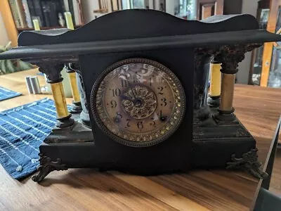 Antique Seth Thomas Adamantine Mantle Clock Shasta 1900s Larkin Special RARE!! • $150