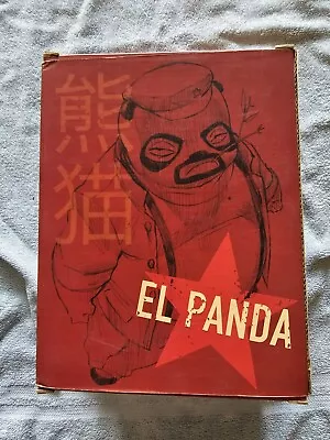 El Panda Muttpop 8  Vinyl Figure Lucha Libre SIGNED BOX By Jerry Frissen & Gobi • $90