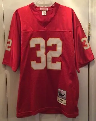 Marcus Allen #32 Kansas City Chiefs Mitchell & Ness Throwback Jersey Size 50 • $53.99