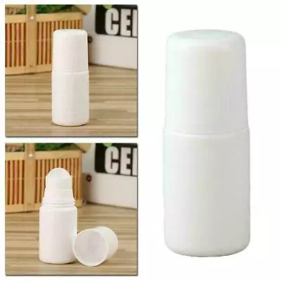 Plastic Roller Bottles 50ML Empty Refillable Rollerball Deodorant For DIY U2 • £1.98