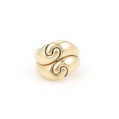 18K Yellow Gold Marina B. Spiral Designer Fashion Ring • $3179.61