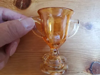 Carnival Glass Marigold RARE Trophy Toothpick Holder • $79