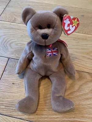 £0.99 • Buy New Genuine TY Britannia Embroidered British Flag Beanie Baby Collectable