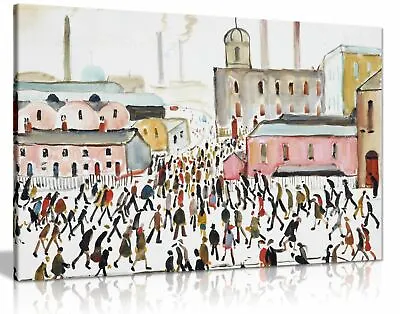 £11.99 • Buy L.S Lowry Collection Painting Canvas Print Wall Art Picture Home Decor