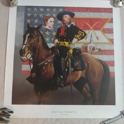 Vintage Civil War General George Armstrong Custer By Michael Gnatek. 24  X 24  M • $49.99