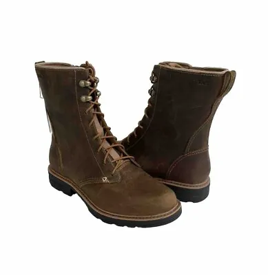 Teva Women Rowena Lace Honey Brown Waterproof Boot Us 9.5 / Eu 40.5 / Uk 7.5 • $119