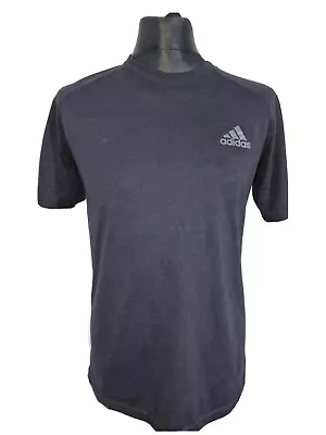 Adidas Ultimate 2.0 Men's Black Thin Fabric Classic Logo T Shirt - M - 21  Chest • £7.69