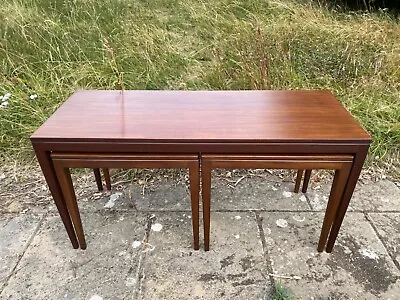 Rare Vintage Mid Century McIntosh Rosewood Teak Mid Century Coffee Nest Of Table • £1500