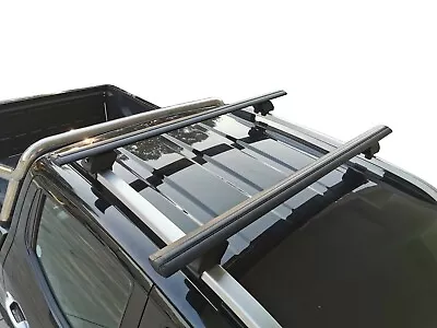 Alloy Roof Rack Cross Bar For Nissan Navara D23 NP300 2015-23 135cm Black • $219.95