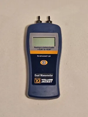 Yellow Jacket 78052 Dual Port Manometer • $49.99