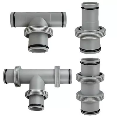 £11.99 • Buy Swimming Pool T-Joint/Straight Filter Pump Hose Connector Fit For Intex/Bestway