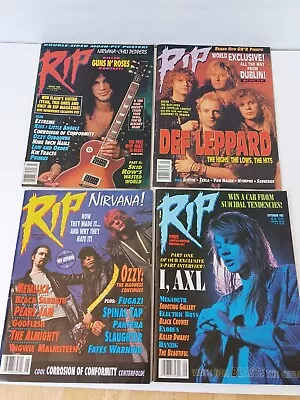 Rip Magazine 1992 Rock Metal Lot Of 4 • $49.99