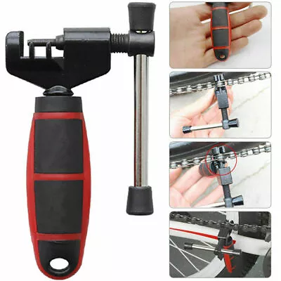 Bicycle Chain Splitter Breaker Mountain Bike Rivet Link Pin Remover Repair Tool • $6.99