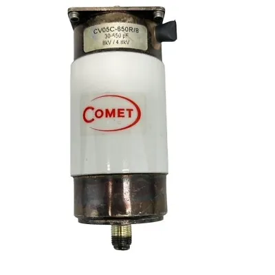 Comet Ceramic Vaccum Variable Capacitor Cv05c-650r/8 30-650pf 8kv/4.8kv • $250