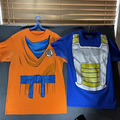 Dragon Ball Z Goku & Vegeta Saiyan Armor T-Shirt Men's M Costume Cosplay • $17.09
