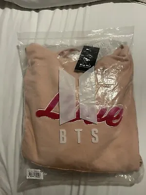Official House Of BTS Pop Up BWL RM Pink Hoodie [Boy With Luv] LOVE - Size M • $185