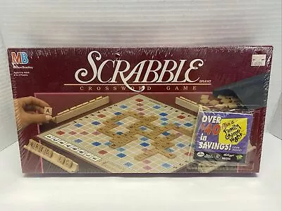 Vintage 1989 Scrabble Crossword Board Game Milton Bradley New Sealed 4024 • $24.99