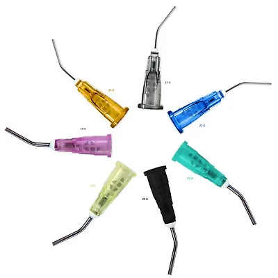 $34.99 • Buy Dental Needle Tips For Etch Gel Composite Flow Applicator (Choose Gauge & Qty)