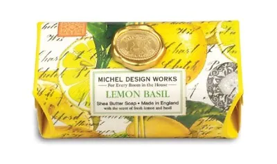 Michael Design Works Lemon Basil Citrus Body Bar Soap Shea Butter Artisanal • $9.99