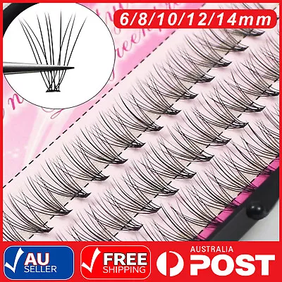 $5.79 • Buy 6mm-14mm Volume Cluster Eyelash Extensions Individual Russian False Eye Lashes