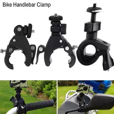 Bicycle Bike Motorcycle Handlebar Mount Holder Clamp For Gopro Hero 5 4+ 3+ 3 2 • $12.89