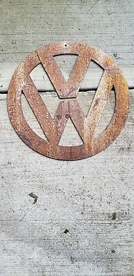 VW Volkswagen Metal Logo Sign~18” • $91