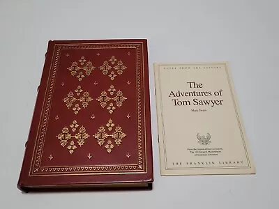 Mark Twain Adventures Of Tom Sawyer Franklin Library 1977 With Editors Notes  • $49.95