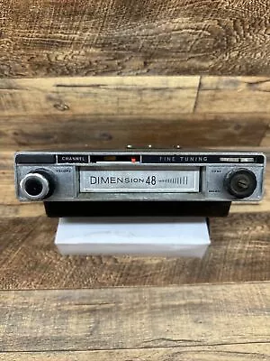 Dimension 48 Automobile Car Stereo 4 8 Track Tape Player Radio Display Japan  • $69.99