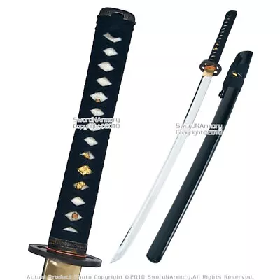 Junior Katana 24  Blade Length Aluminum Iaito Practice Samurai Sword Unsharpen • $94.98