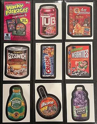 Wacky Packages ANS 4 (2006) Single Base Set Cards Pick A Card Free Ship • $1.50