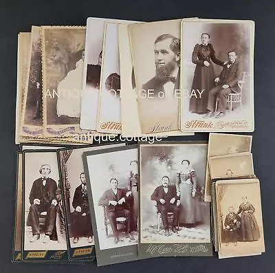 Antique 27pc PHOTOGRAPHS Reading Pa Cabinet Cards From Family Photo Lot • $175