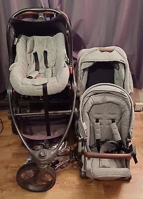 ABC Cobra 3 In 1 Travel System With Newborn Car Seat Attachment • £100