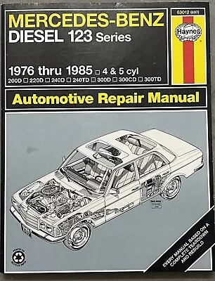 1976 1977 1978 1983 1984 1985 Mercedes Benz Diesel 200 220 240 300 Repair Manual • $27.99