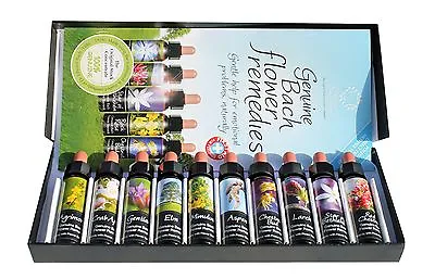 Bach Flower Remedy Set Of 10 Essences. Choose Ten 10ml Genuine Remedies + Box • £49.99