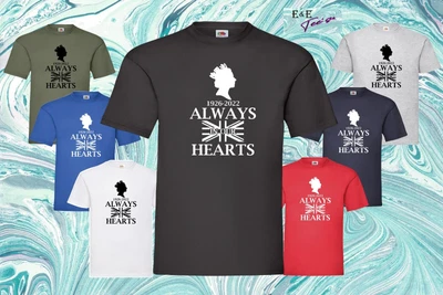£9.95 • Buy Her Majesty The Queen Always In Our Hearts Unisex Adult T Shirt Top