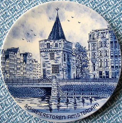Vintage 1982 Norelco Delfts Blauw Handpainted Plate • $4.99