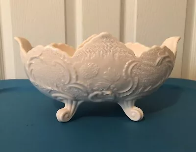 Shell Pink Milk Glass Bowl • $20