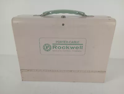 Vintage Porter-Cable Rockwell Manufacturing Company Metal Box 12x9x4 • $25