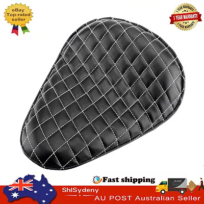 Motorcycle Solo Seat Plaid For Yamaha V Star Chopper Bobber Cafe Racer • $77.80