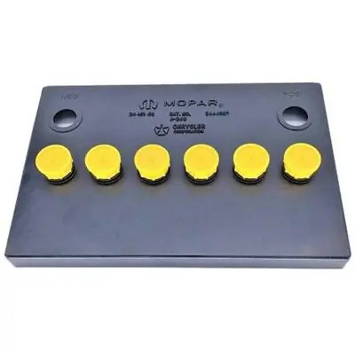 1966-1974 Dodge Plymouth A B& E-Body Mopar Battery Cover Set 6 Yellow Caps NEW • $69.49