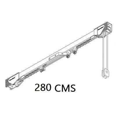 £95 • Buy John Lewis Silent Gliss SG 3900 Corded  Curtain Tracks X1  White New Rrp £232.32