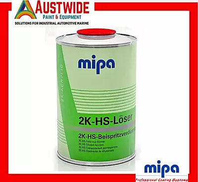  Mipa Fade Out Thinner / Blend Out Reducer 1 Litre Suits All 2k Paints • $29