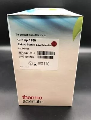 Thermo 94410818 ClipTip 1250μL Non-Filtered Sterile Pipette Tips (Qty=768) Promo • $59