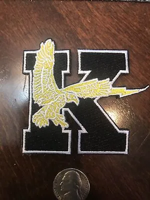 $6.99 • Buy KSU Kent State University Golden Flashes Vintage Embroidered Iron On Patch  3 