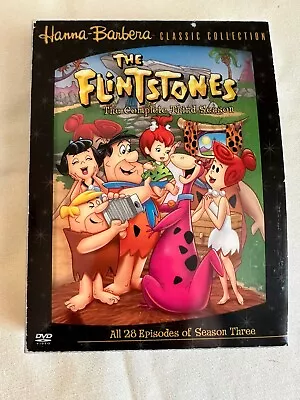 The Flintstones The Complete Third Season 4 DVD Box Set Alan Reed Nice Discs! • $10