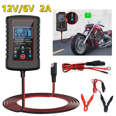 6V 12V Automatic Battery Charger Maintainer Trickle Float For ATV Car Motorcycle • $16.70